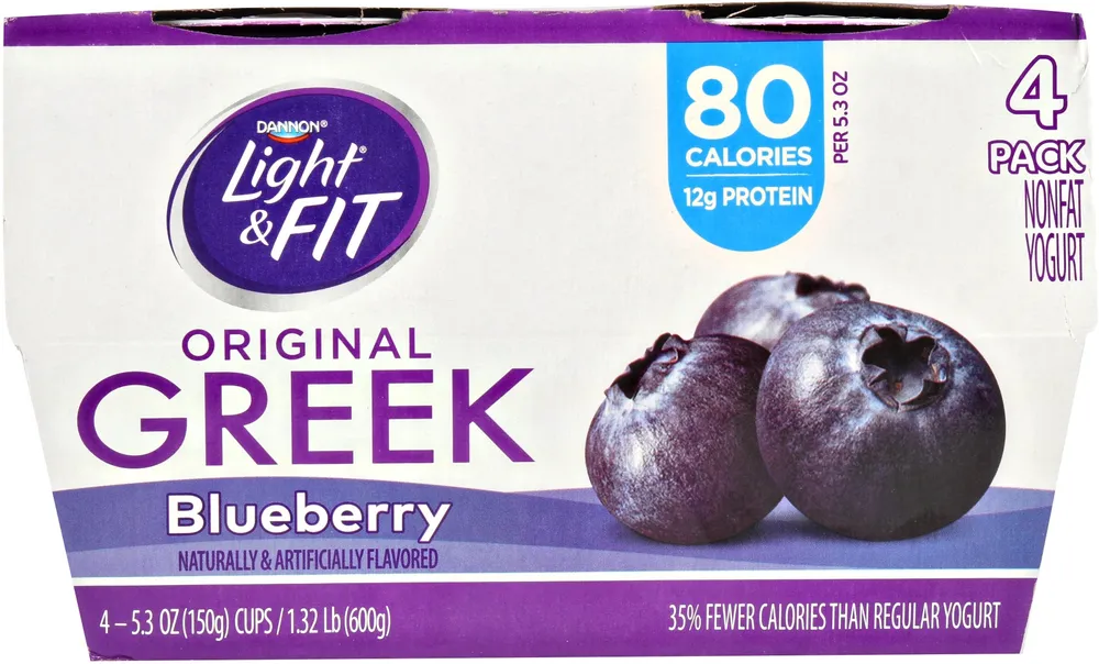Greek blueberry yogurt