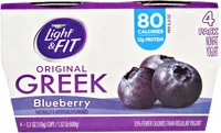 Greek blueberry yogurt