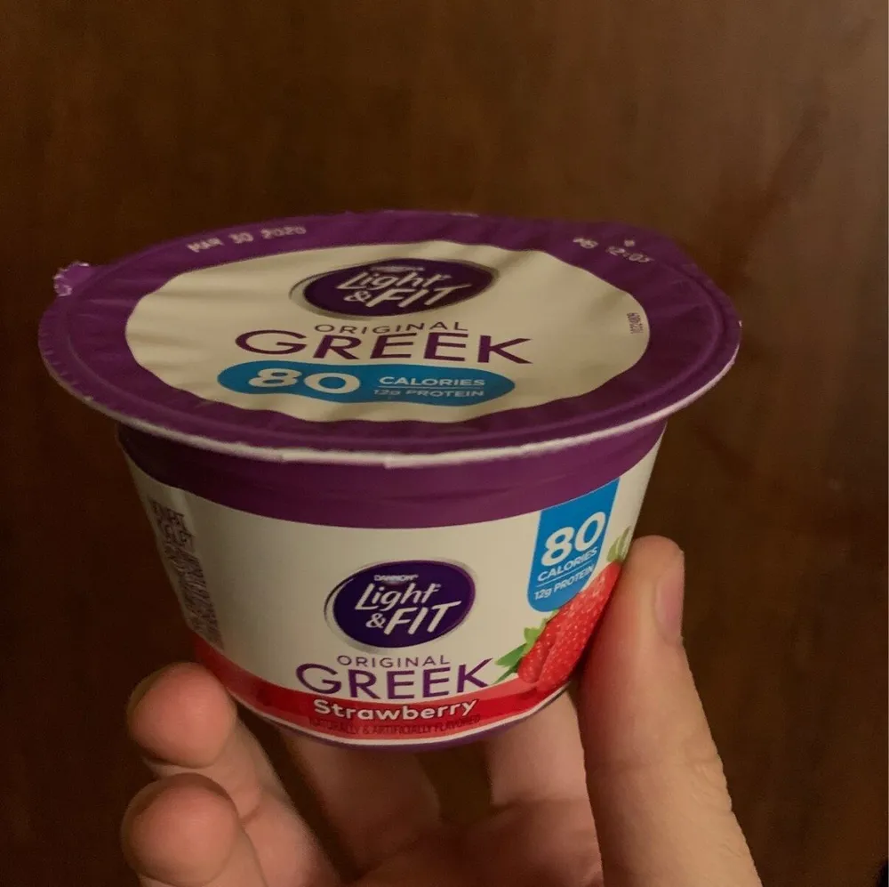 Greek Strawberry + Blueberry Yogurt