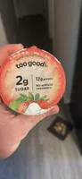 Too good blended strawberry yogurt
