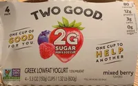 Two Good Mixed Berry Yogurt-Cultured Ultra-Filtered Milk