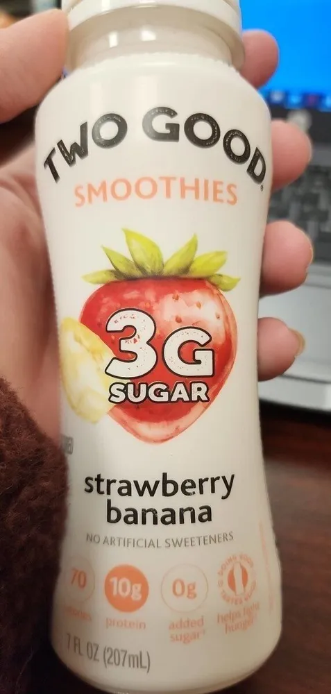 Two Good Smoothie Drinks - Strawberry Banana