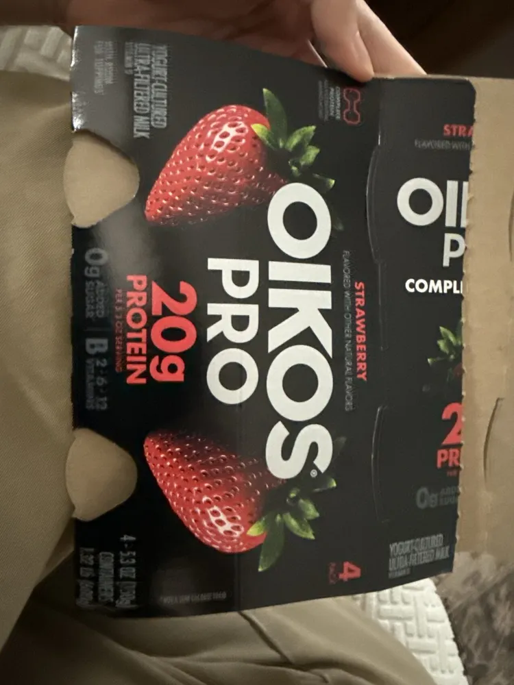 Strawberry Flavored Nonfat Yogurt