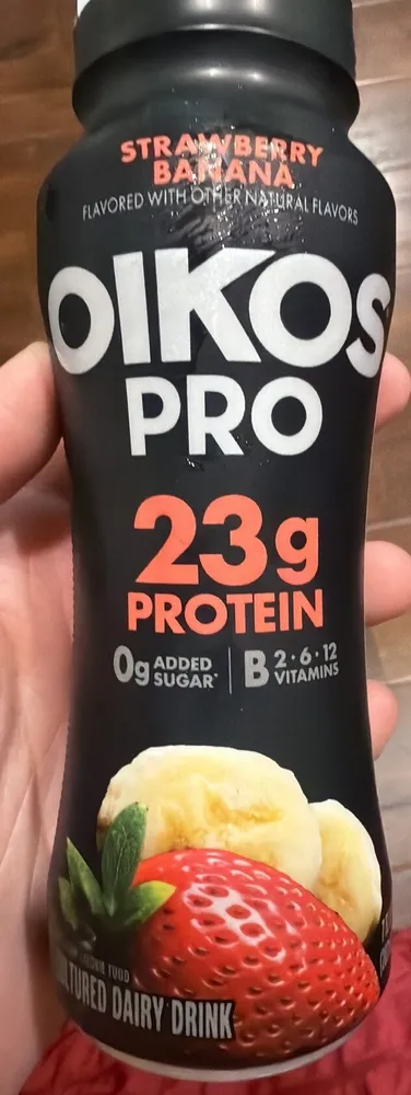 Oikos Pro Strawberry Banana Protein Dairy Drink