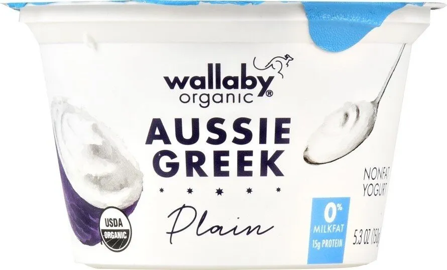 Plain aussie greek nonfat yogurt