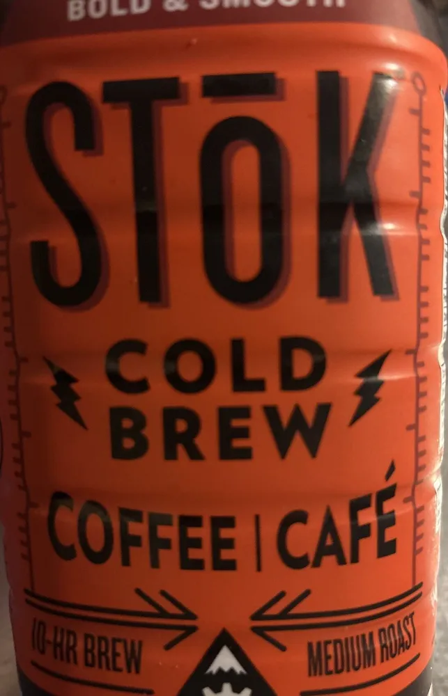 Cold brew coffee black sweet-ish
