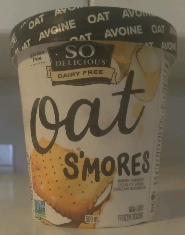 Oatmilk Non-Dairy Frozen Dessert, S'mores
