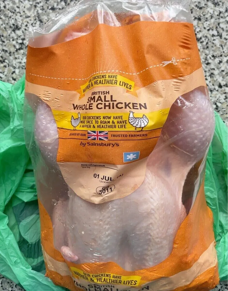 Small whole chicken
