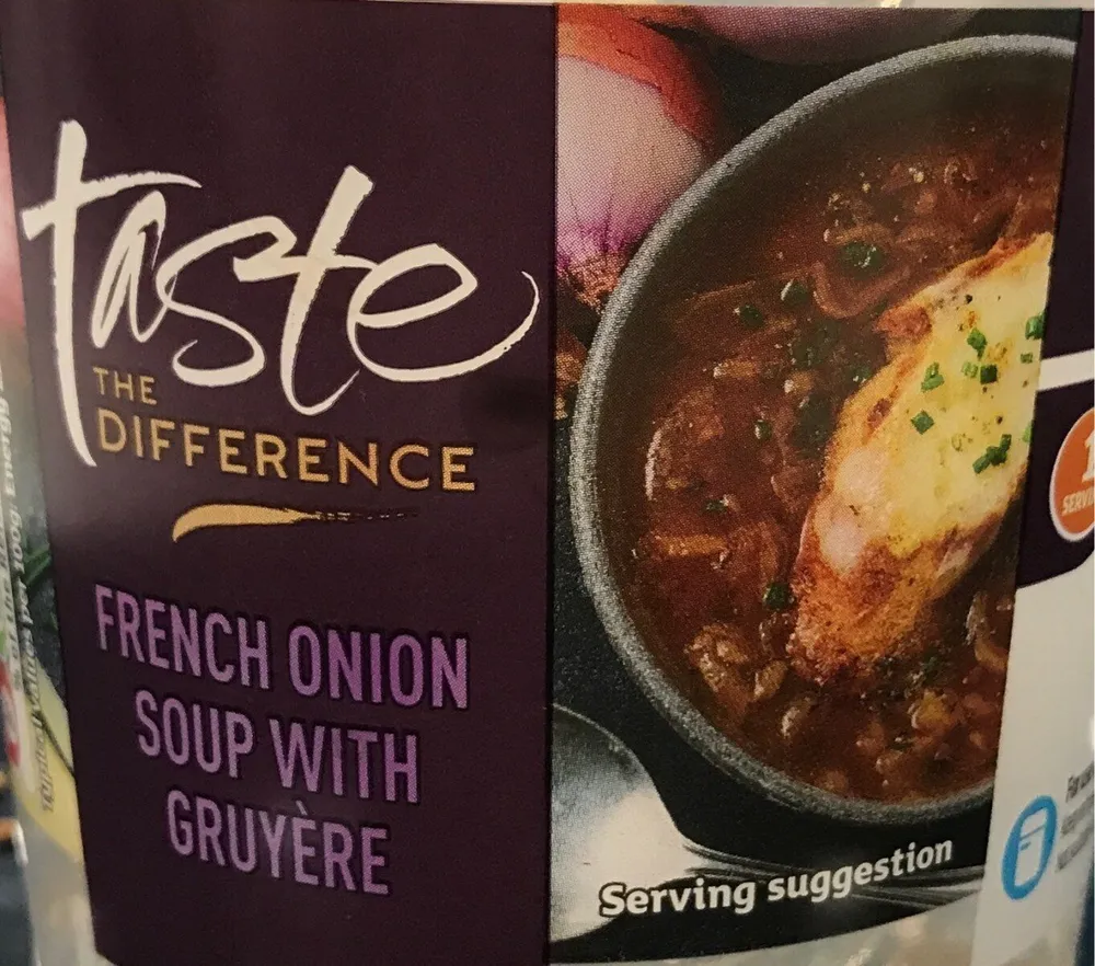 French onion soup with gruyere