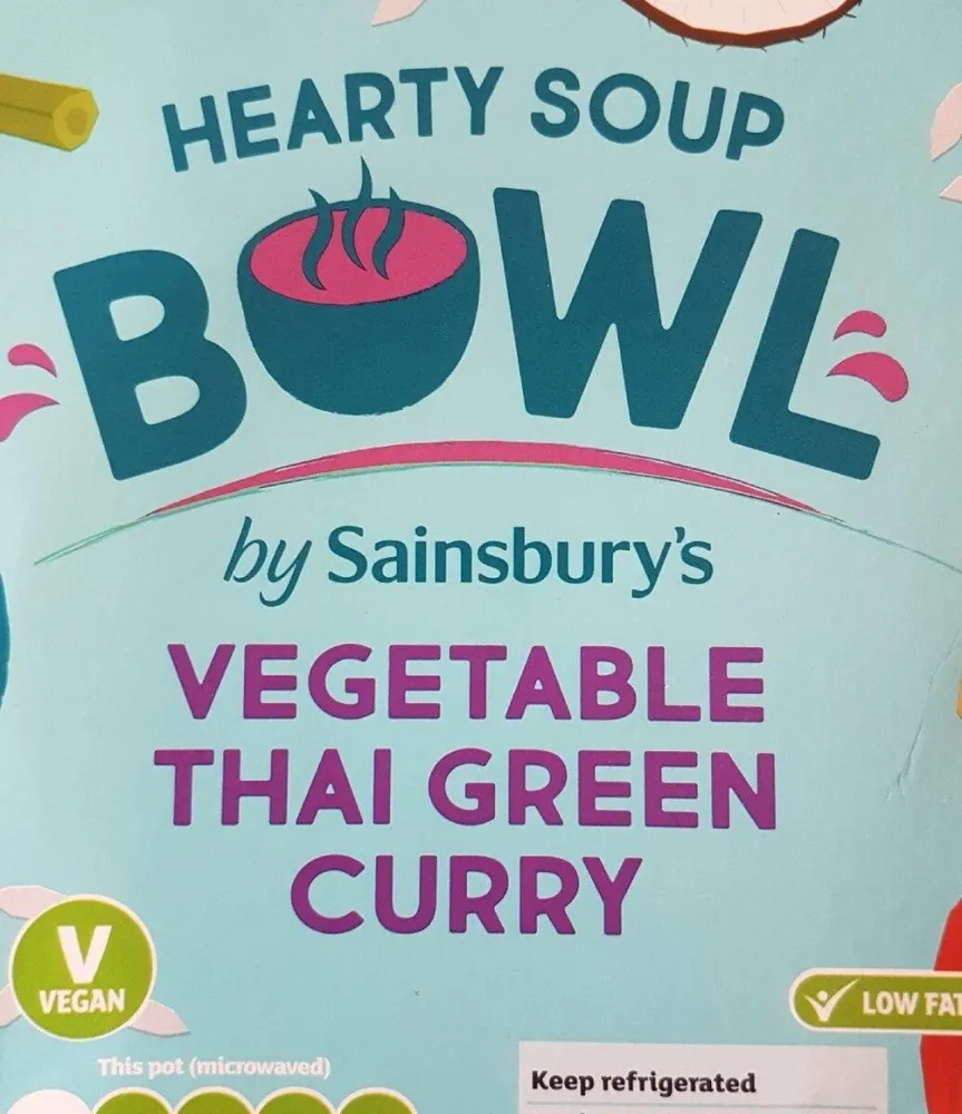 Vegetable Thai Curry Hearty Soup Bowl