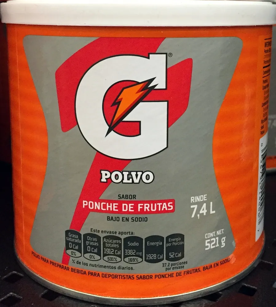 Gatorade Polvo sabor Ponche de Frutas