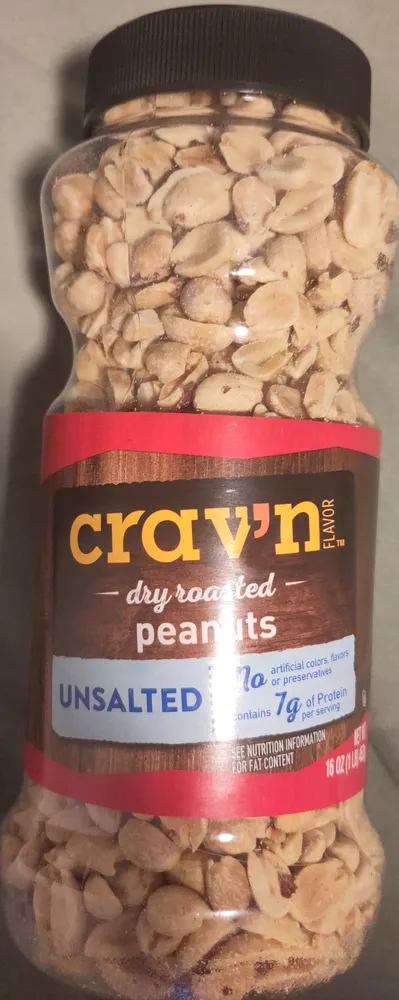 Unsalted Dry Roasted Peanuts