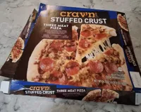 Three Meat Stuffed Crust Pizza
