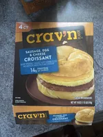, Sausage, Egg, And Cheese Croissant