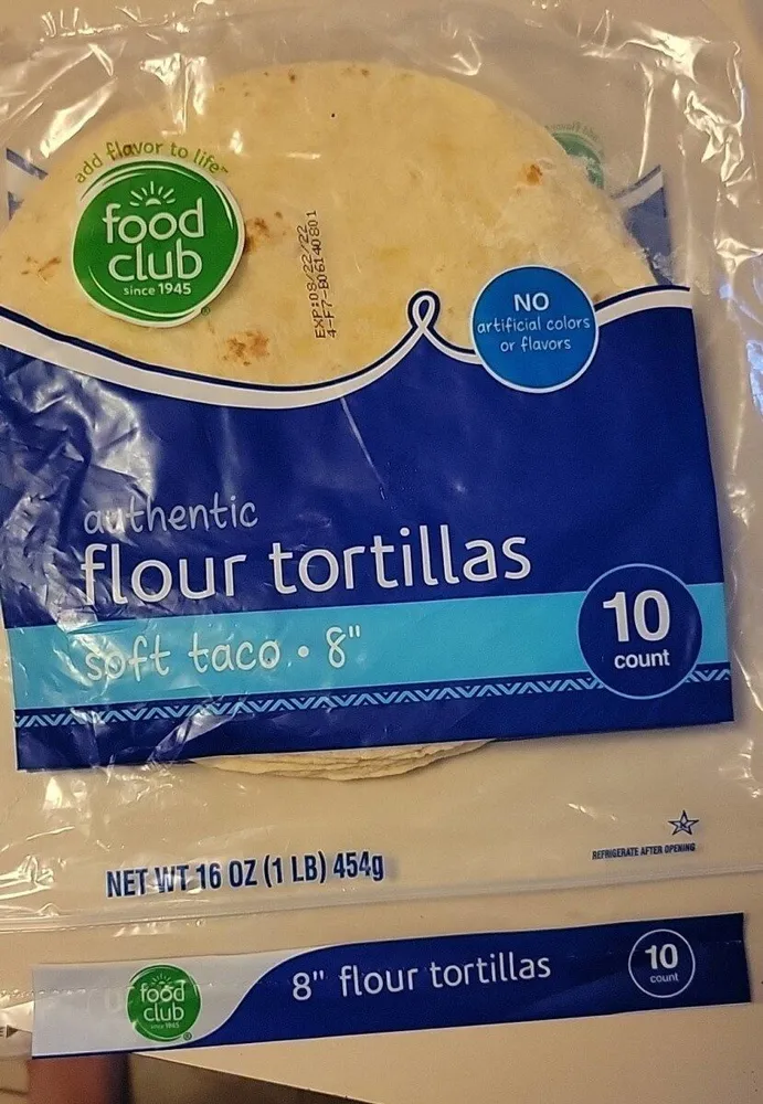 Authentic flour Tortillas