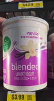 Low Fat Yogurt Blended Vanilla