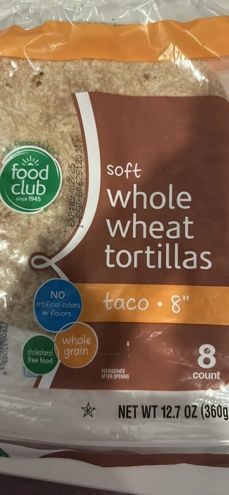 soft whole wheat tortillas