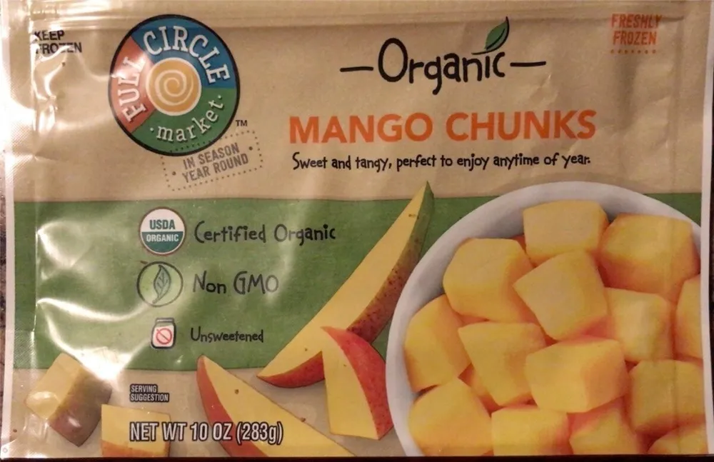 Organic Mango Chunks