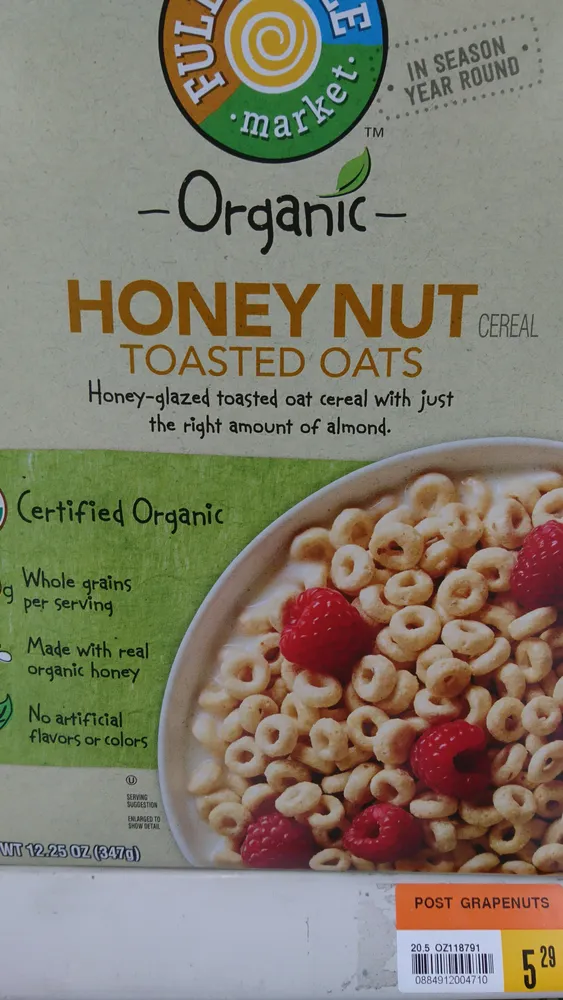 Honey Nut Toasted Oats Cereal