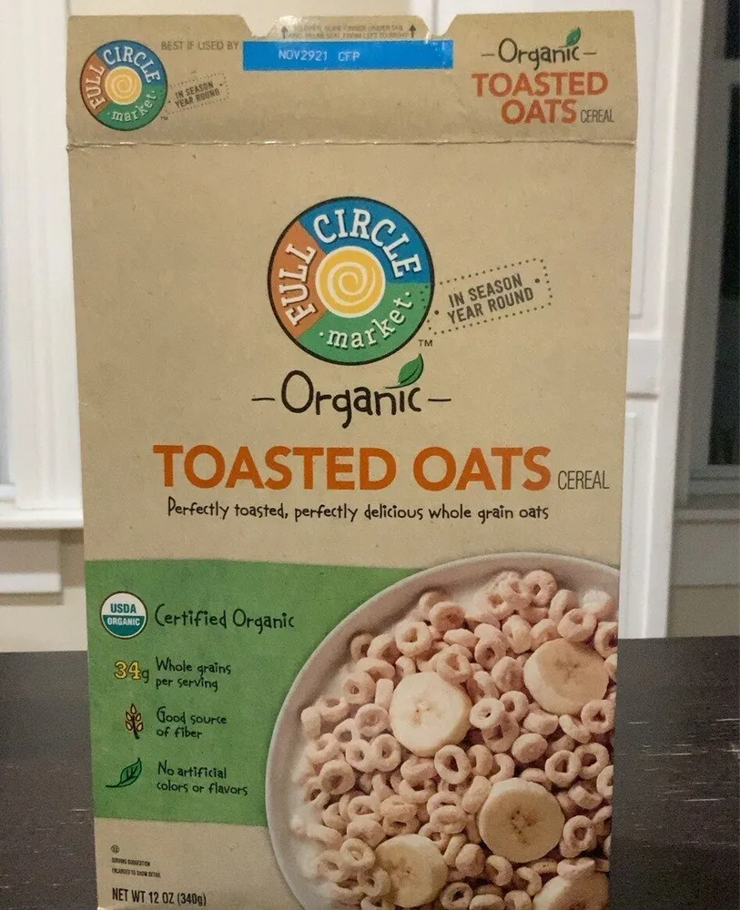 Organic Toasted Oats Cereal