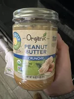 Market organic crunchy peanut butter