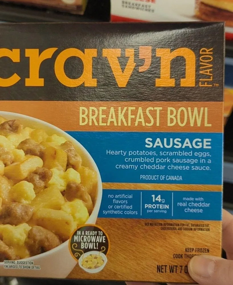 Sausage breakfast bowl