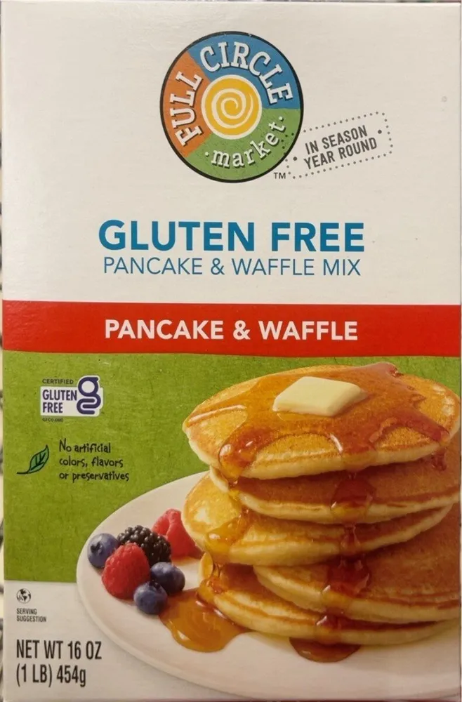 Gluten free pancake waffle mix
