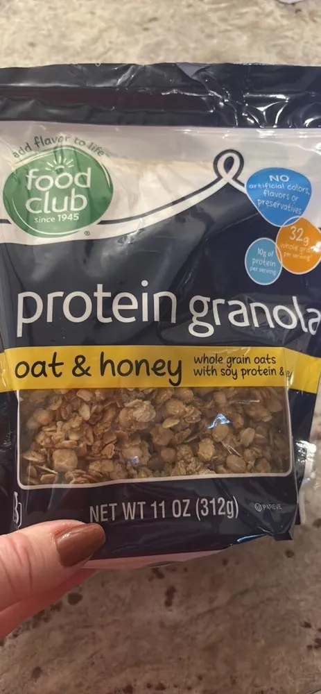 protein granola oat & honey
