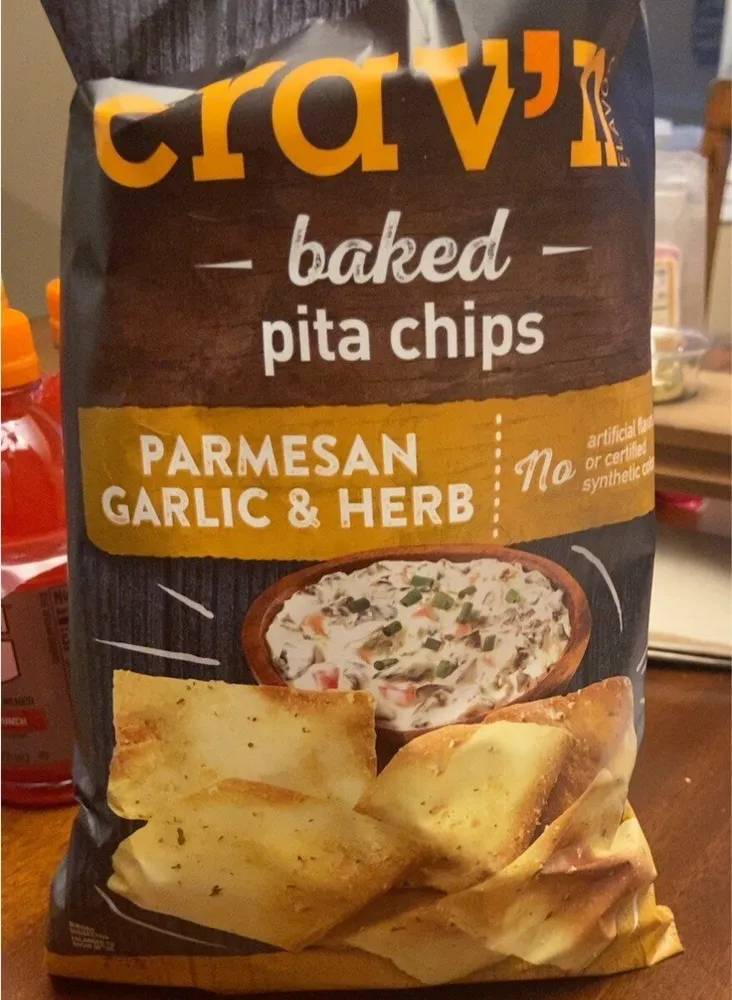 Crav’n baked pita chips