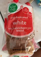 Old fashioned white enriched bread