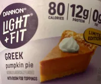 Light + Fit Greek Pumpkin Pie