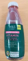Super Water with vitamines Raspberry & Pomegranate juices