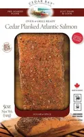 Cedar planked atlantic salmon sugar & spice
