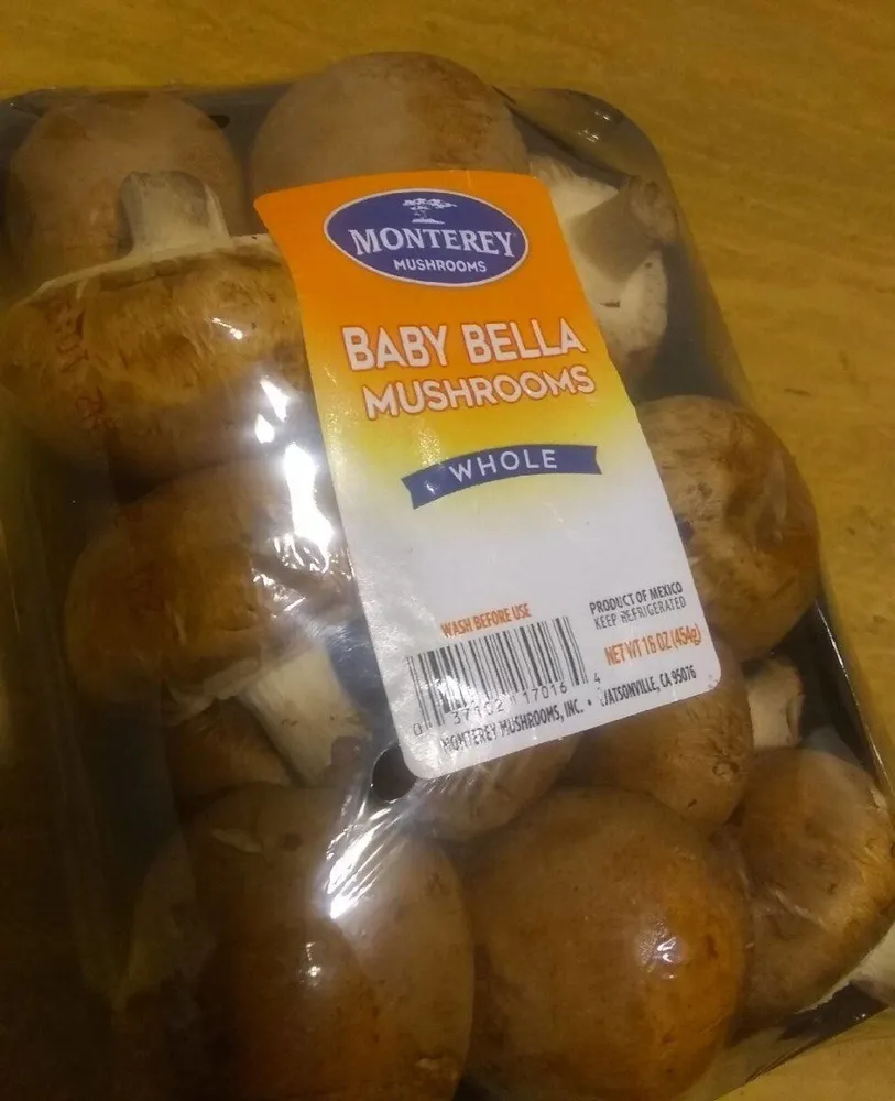 Baby Bella Mushrooms Whole