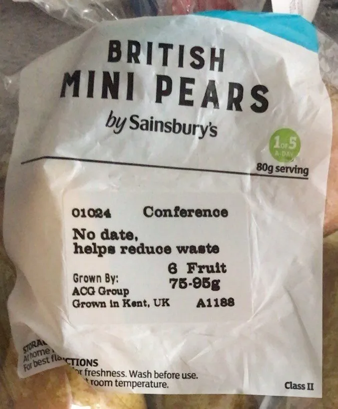 British mini pears