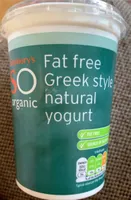 Fat free Greek style natural yoghurt