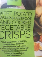 Chips de patate douce, panais et betterave