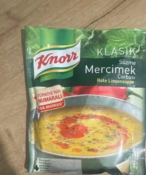 Soupe au lentilles