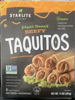 Vegan Taquitos Beef Style