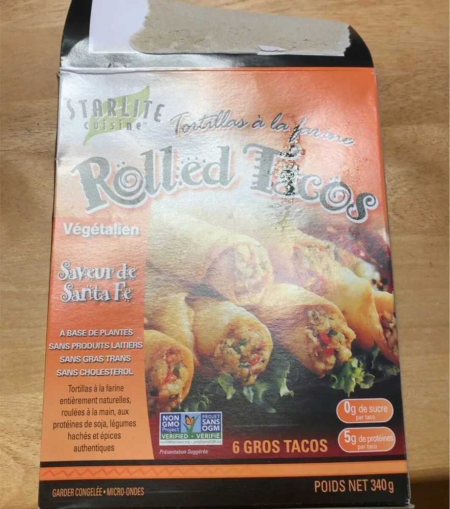 Vegan Rolled Tacos Santa Fe Style