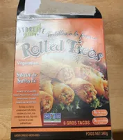 Vegan Rolled Tacos Santa Fe Style