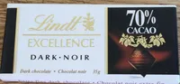 Tablette De Chocolat Excellence Avec 70 % Cacao