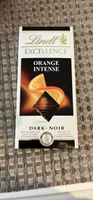 ORANGE INTENSE Dark Chocolate with pieces of orange and almond slivers