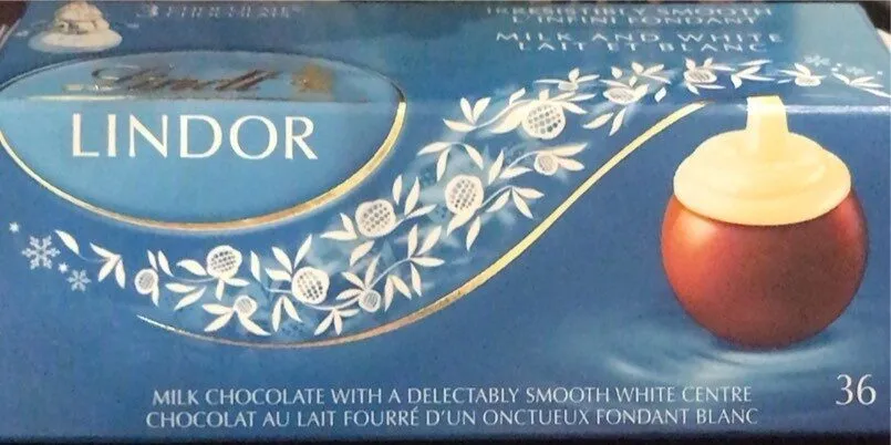 Lindor irresistibly smooth milk and white chocolate