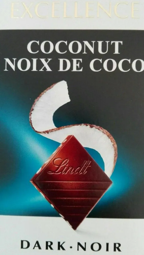 Excellence Lindt coconut noix de coco