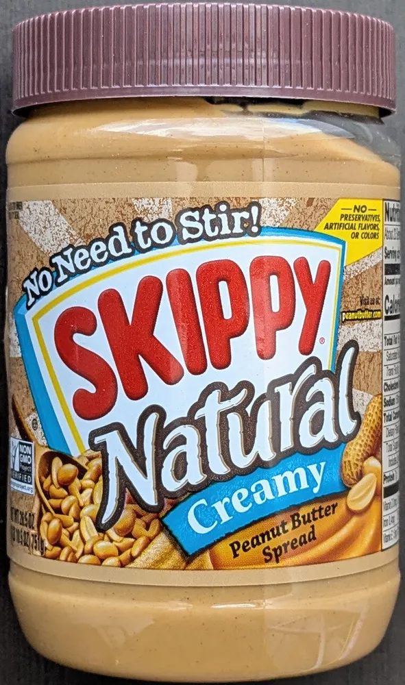 Natural Creamy Peanut Butter Spread