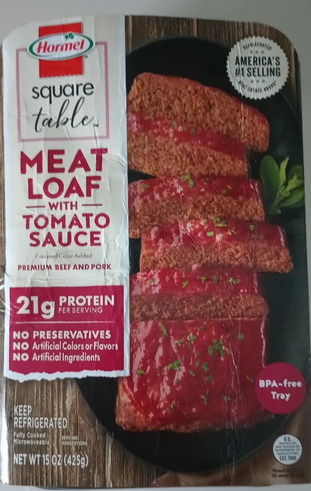 MEAT LOAF WITH TOMATO SAUCE