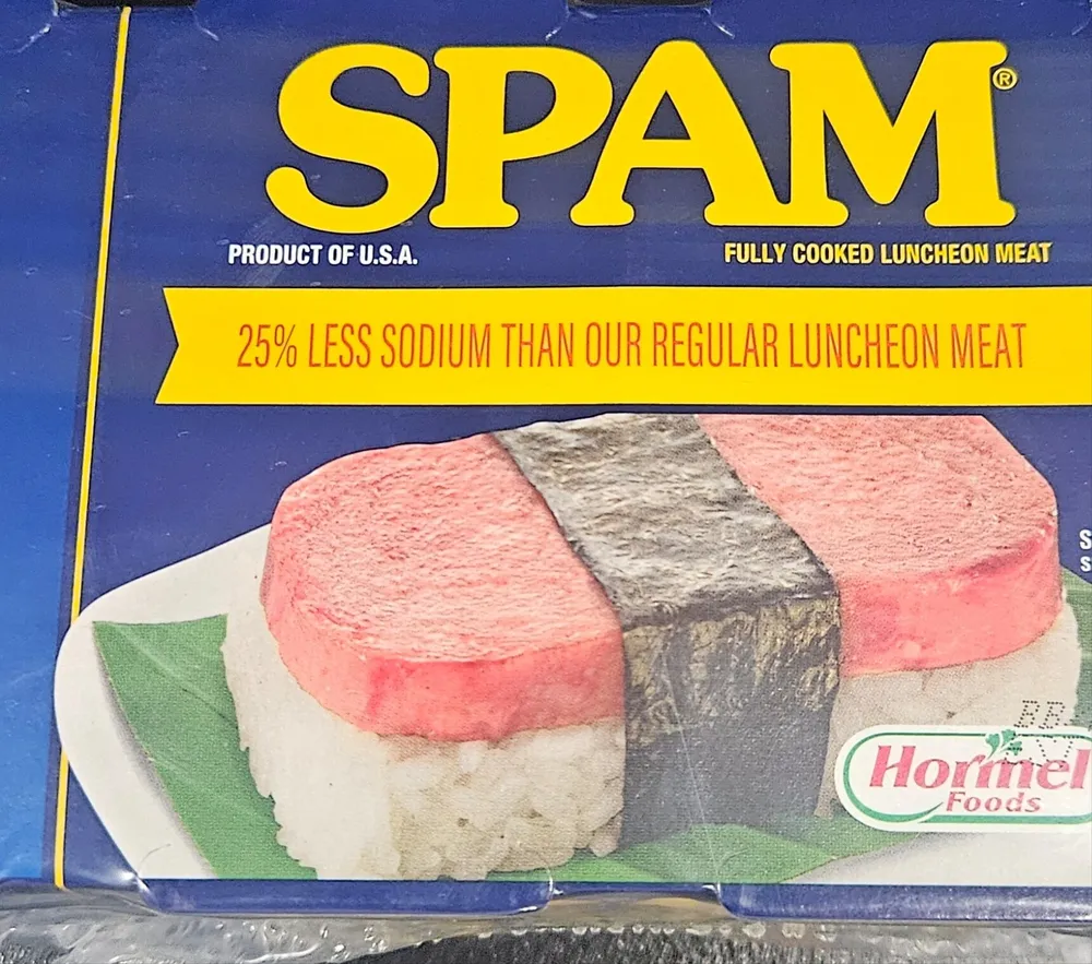 Spam 25% Less Sodium