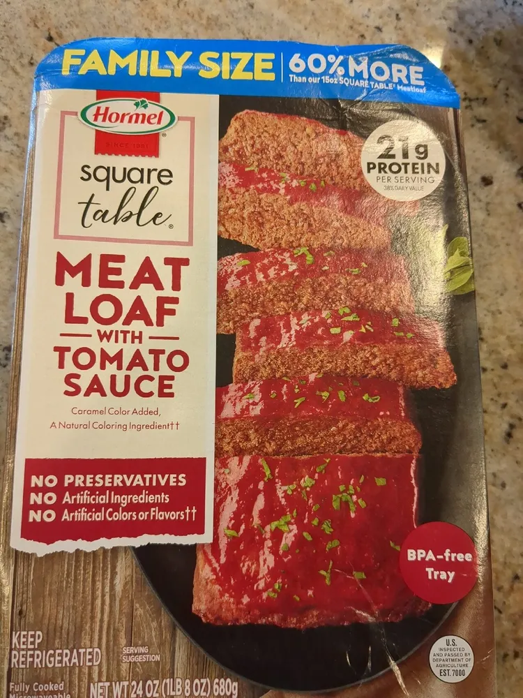 Meat Loaf With tomato Sauce