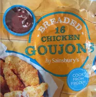 Breaded 16 chicken goujons